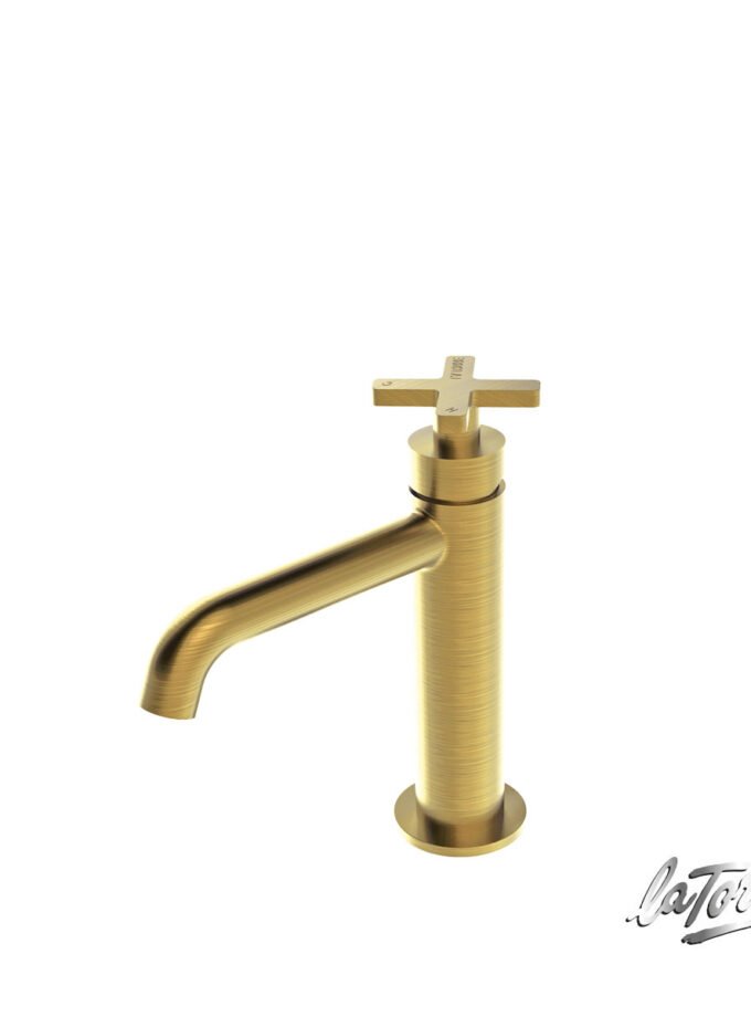 &Mu;&Pi;&Alpha;&Tau;.&Nu;&Iota;&Pi;&Tau;.+&Beta;&Alpha;&Lambda;&Beta;.CLIC-CLAC ELLE CROSS LA TORRE BRUSHED GOLD