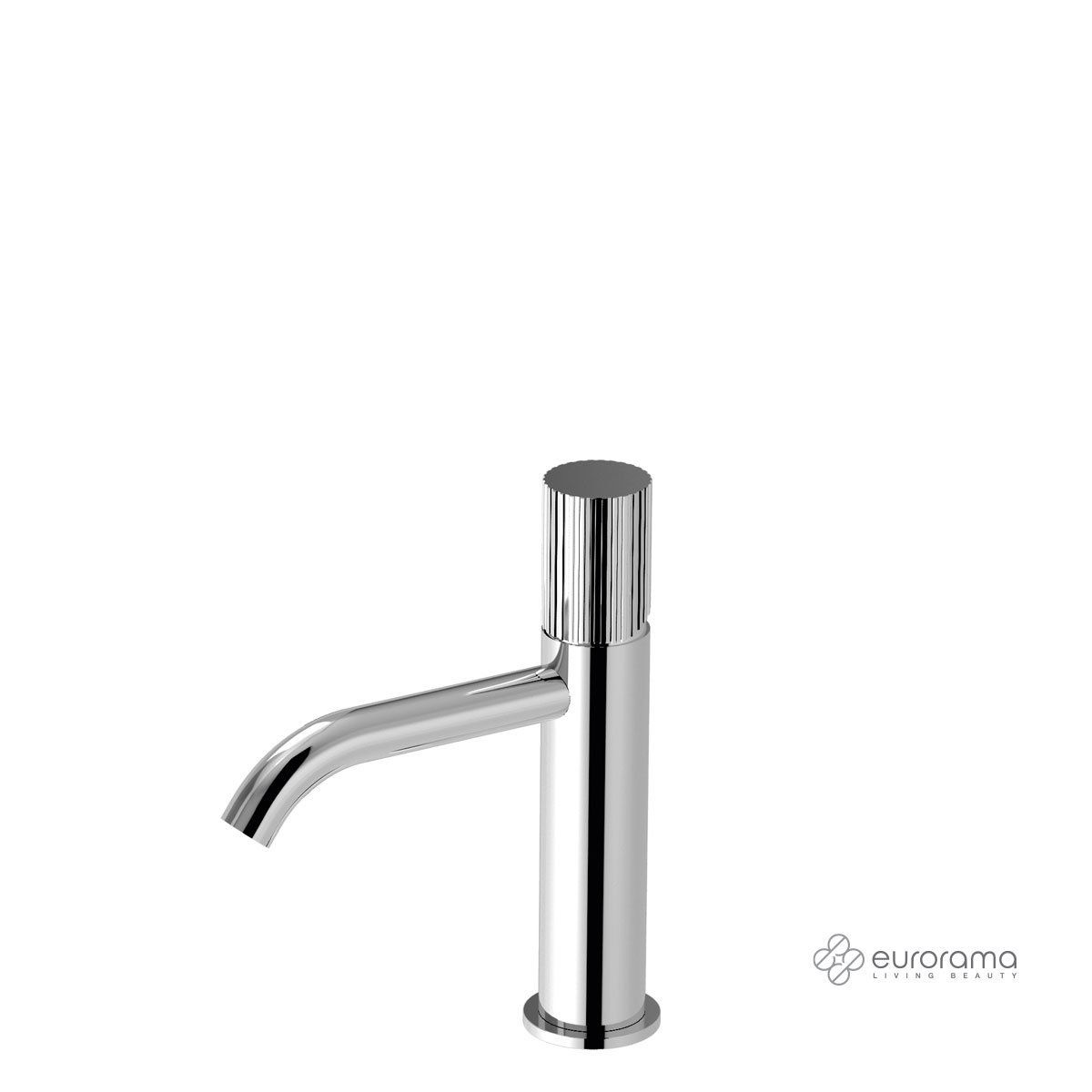 Μπαταρία Νιπτήρα Υψηλή με Βαλβίδα Clic-Clac oso Eurorama Chrome