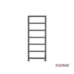 Θερμαινόμενη Πετσετοκρεμάστρα μπάνιου Inox TEMPO 120x50 Black Brushed PVD