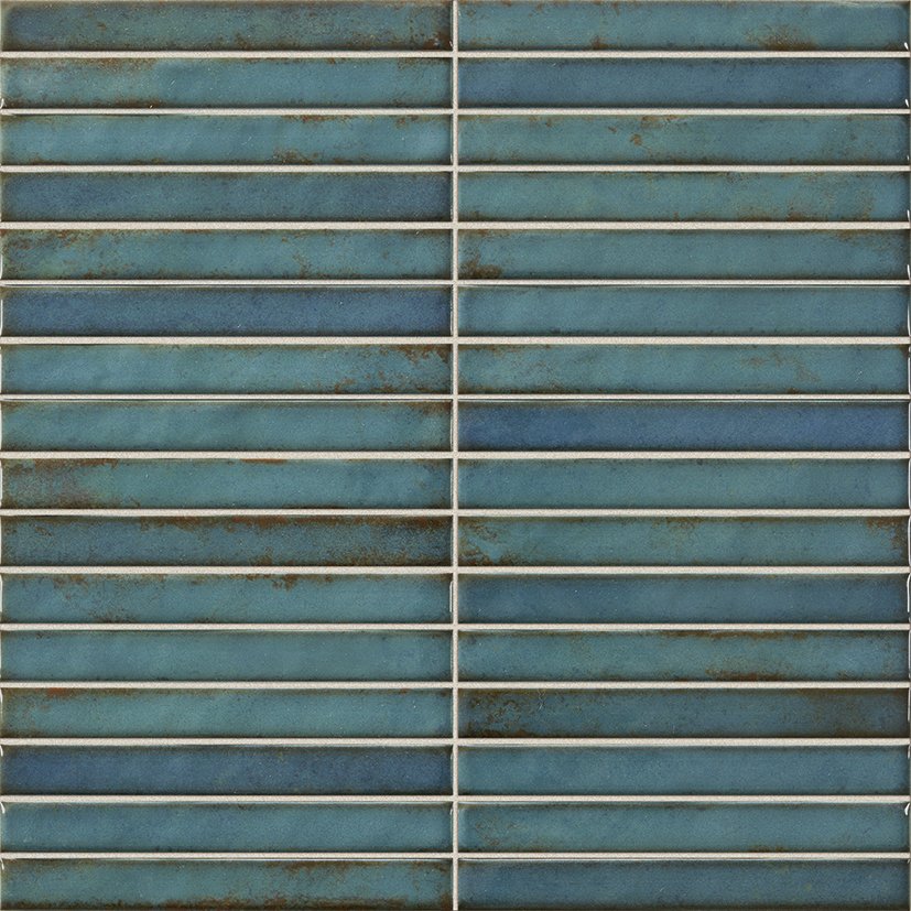 Pencil Raku Turquoise 35×35