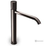 Μπαταρία Νιπτήρα Υψηλή με Βαλβίδα Clic-Clac Eletta Tecno Eurorama Black Brushed