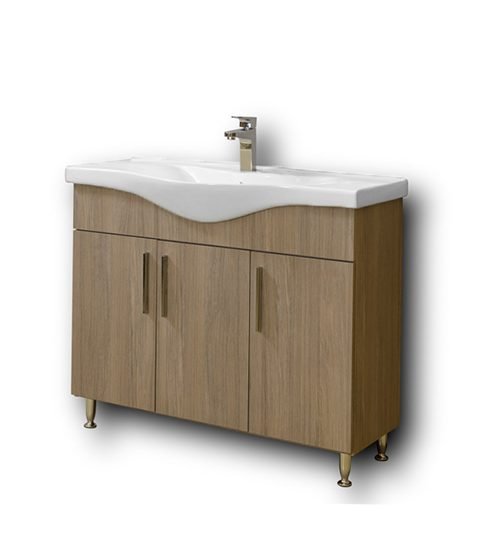 Σετ Έπιπλο Μπάνιου SIENA HARMONY NEW 100 9SSI100HN0W Πάγκο 96x34x83cm - Image 6