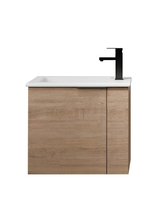 Σετ Πάγκου CLEIO 60cm Κόντρα Πλακέ Θαλάσσης (Plywood) χρ.CAPPUCINO κωδ.S3BCLEIO060CAP