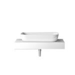 TOP ΒΑΣΗ STONE 80cm χρ,WHITE με γκρι νερά S3BTOP-CT1-81WH