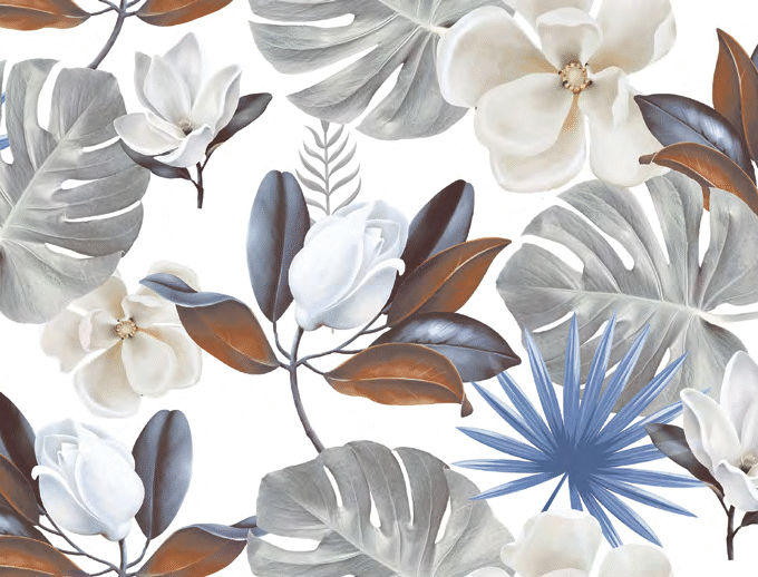 Decor Flowers 60×120 cm