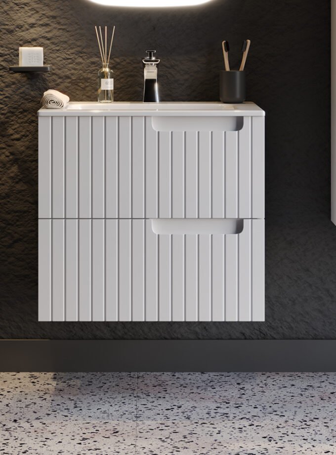 &Pi;ά&gamma;&kappa;&omicron;&sigmaf; ENZA &Lambda;&epsilon;&upsilon;&kappa;ό MDF 18mm &Lambda;ά&kappa;&alpha; 60 S3BENZA060WH 61x46.5x52cm
