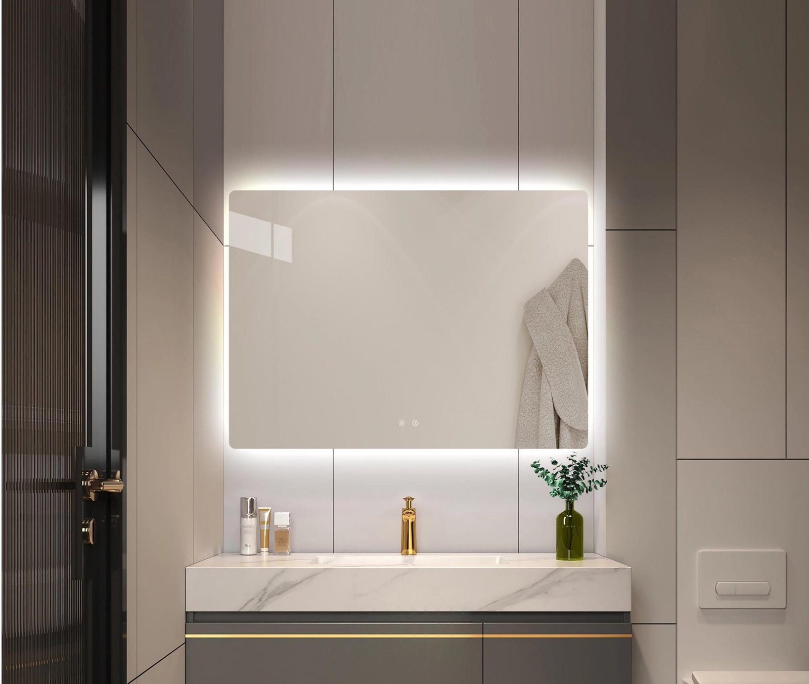 Καθρέφτης LED L-02 100x70cm κωδ. 0762-L-02