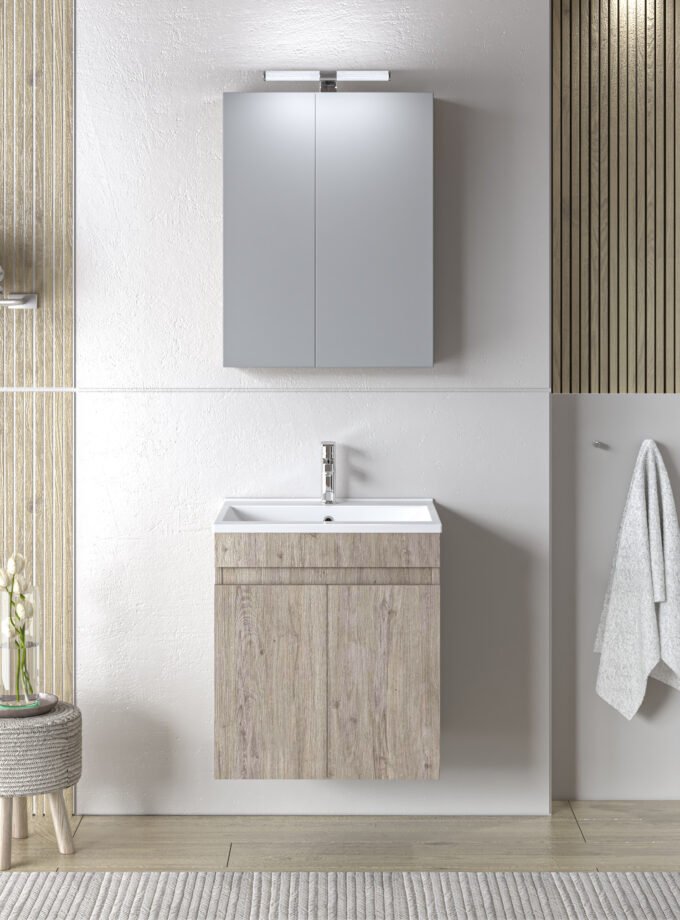 &Sigma;&epsilon;&tau; Έ&pi;&iota;&pi;&lambda;&omicron; &Mu;&pi;ά&nu;&iota;&omicron;&upsilon; OMEGA BEIGE OAK 50 9SOM050BO0W &Pi;ά&gamma;&kappa;&omicron; 47x44x60