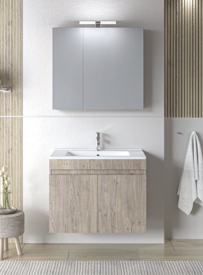 &Sigma;&epsilon;&tau; Έ&pi;&iota;&pi;&lambda;&omicron; &Mu;&pi;ά&nu;&iota;&omicron;&upsilon; OMEGA BEIGE OAK 75 9SOM075BO0 &Pi;ά&gamma;&kappa;&omicron; 72x44x60