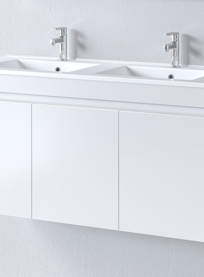 &Sigma;&epsilon;&tau; &Pi;ά&gamma;&kappa;&omicron;&upsilon; OMEGA 120cm &mu;&epsilon; &Delta;&iota;&pi;&lambda;ό &Nu;&iota;&pi;&tau;ή&rho;&alpha; &chi;&rho;.WHITE GLOSS S3BOM120GL0D