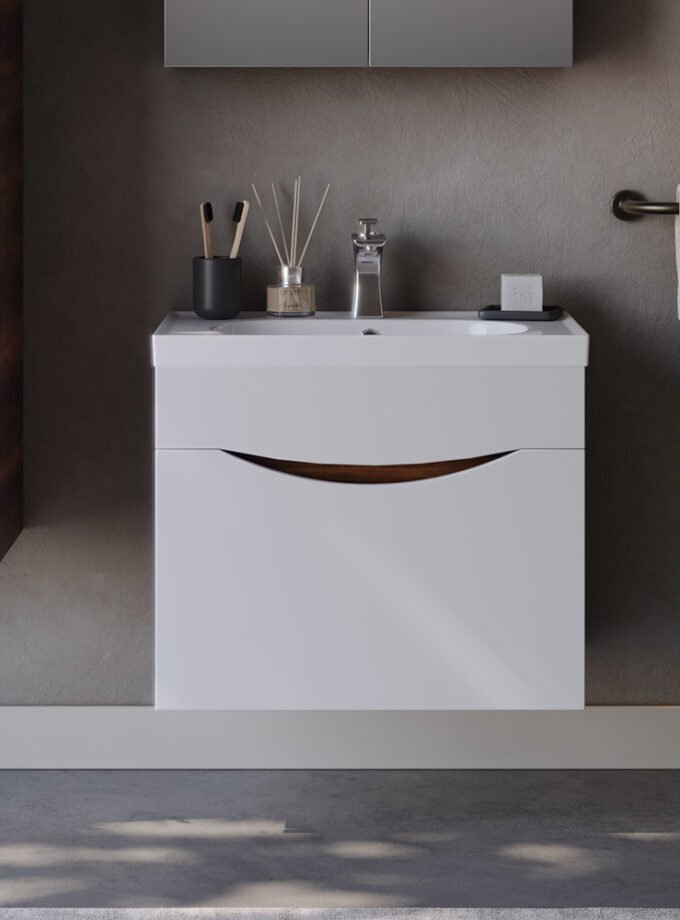 &Pi;ά&gamma;&kappa;&omicron;&sigmaf; SMILE &Lambda;&epsilon;&upsilon;&kappa;ό / Barok MDF 18mm &Lambda;ά&kappa;&alpha; 65 S3BSMIL065WB 65x45.5x54.5cm