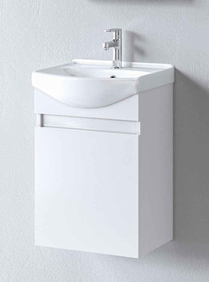 &Pi;ά&gamma;&kappa;&omicron;&sigmaf; SIENA WHITE 45 S3BSI045GL0 41x25x60cm, &Nu;&iota;&pi;&tau;ή&rho;&alpha;&sigmaf; 45x37cm