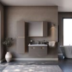 Σετ Έπιπλο Μπάνιο VEGA Capuccino MDF 18mm Λάκα 80 9SVEG080CAM