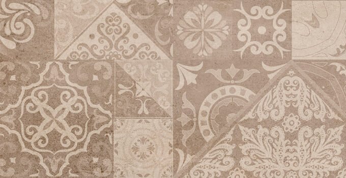 DECOR ROCK MARRON 25x50