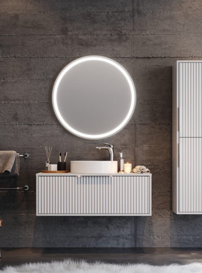 &Sigma;&epsilon;&tau; Έ&pi;&iota;&pi;&lambda;&omicron; &Mu;&pi;ά&nu;&iota;&omicron;&upsilon; HOLE &Lambda;&epsilon;&upsilon;&kappa;ό MDF 18mm &Lambda;ά&kappa;&alpha; 100 9SHOL100WHM