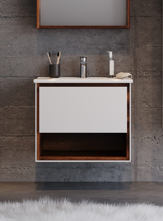 &Pi;ά&gamma;&kappa;&omicron;&sigmaf; NEW LUNA &Lambda;&epsilon;&upsilon;&kappa;ό MDF 18mm &Lambda;ά&kappa;&alpha; 65 S3BLUNA065WB 65x45.5x63cm