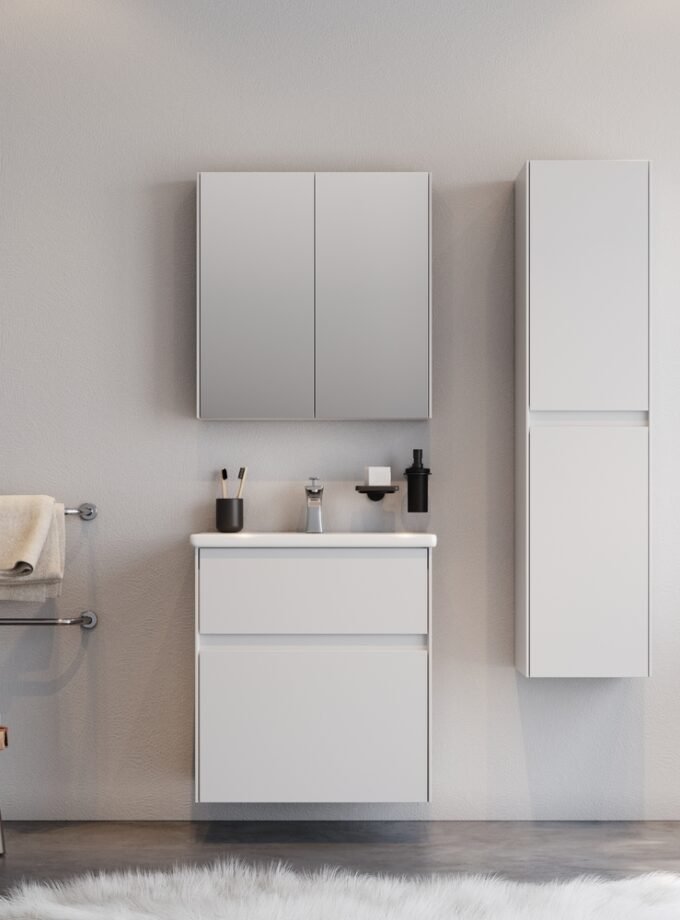 &Sigma;&epsilon;&tau; Έ&pi;&iota;&pi;&lambda;&omicron; &Mu;&pi;ά&nu;&iota;&omicron;&upsilon; MALAGA &Lambda;&epsilon;&upsilon;&kappa;ό MDF 18mm &Lambda;ά&kappa;&alpha; 65 9SMAL065WHM