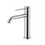 Rea Μπαταρία Νιπτήρα Chrome Glossy