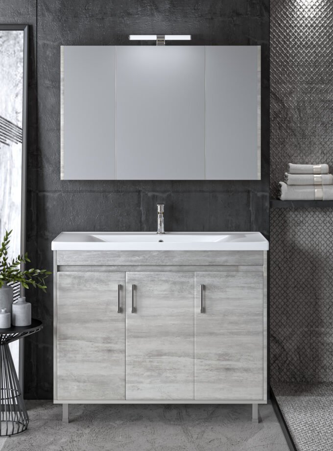 &Sigma;&epsilon;&tau; Έ&pi;&iota;&pi;&lambda;&omicron; &Mu;&pi;ά&nu;&iota;&omicron;&upsilon; SAVINA CEMENT 100 9SSA100CE0W &Pi;ά&gamma;&kappa;&omicron;&sigmaf; 97x44x83cm