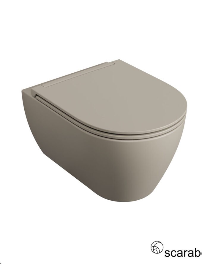 &Lambda;&epsilon;&kappa;ά&nu;&eta; &Kappa;&rho;&epsilon;&mu;&alpha;&sigma;&tau;ή MOON/50,5 Clean-Flush &mu;&epsilon; &kappa;ά&lambda;&upsilon;&mu;&mu;&alpha; Slim Soft Close, Scarabeo Sand