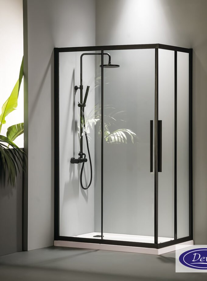 &Kappa;&alpha;&mu;&pi;ί&nu;&alpha; &nu;&tau;&omicron;&upsilon;&zeta;&iota;έ&rho;&alpha;&sigmaf; &Gamma;&omega;&nu;&iota;&alpha;&kappa;ή&sigmaf; &Epsilon;&iota;&sigma;ό&delta;&omicron;&upsilon; Corner Entry 100x80 (97-99 x 77-79 &epsilon;&kappa;.), Devon Flow Clean Glass Black Matt
