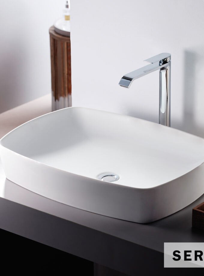 &Nu;&iota;&pi;&tau;ή&rho;&alpha;&sigmaf; &Pi;&omicron;&rho;&sigma;&epsilon;&lambda;ά&nu;&eta;&sigmaf; 60x44 SEREL White Matt