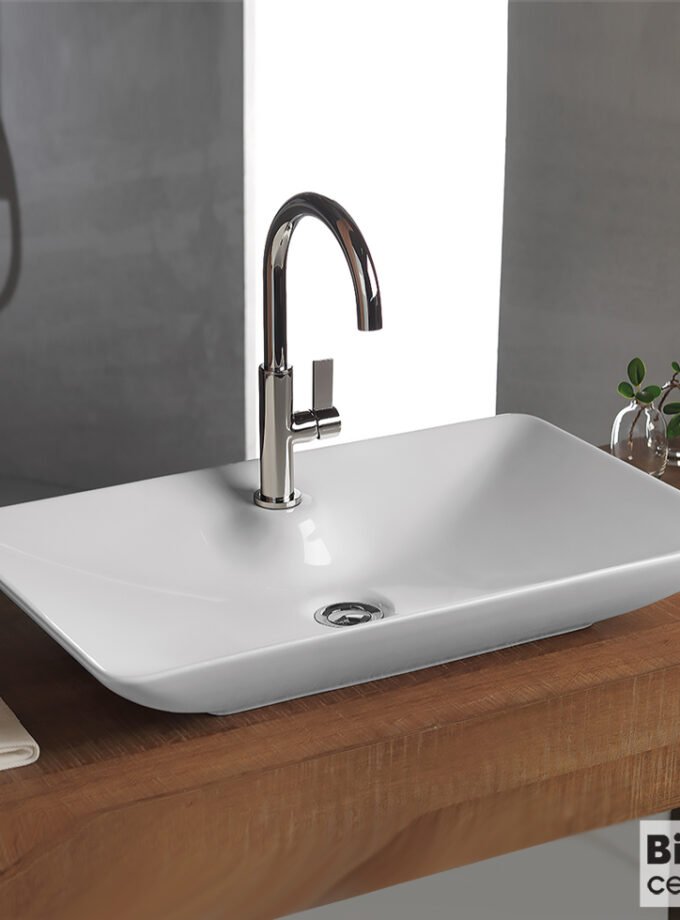 &Nu;&iota;&pi;&tau;ή&rho;&alpha;&sigmaf; &Pi;&omicron;&rho;&sigma;&epsilon;&lambda;ά&nu;&eta;&sigmaf; rio 64,4x39,5 (1 &omicron;&pi;ή) Bianco Ceramica White