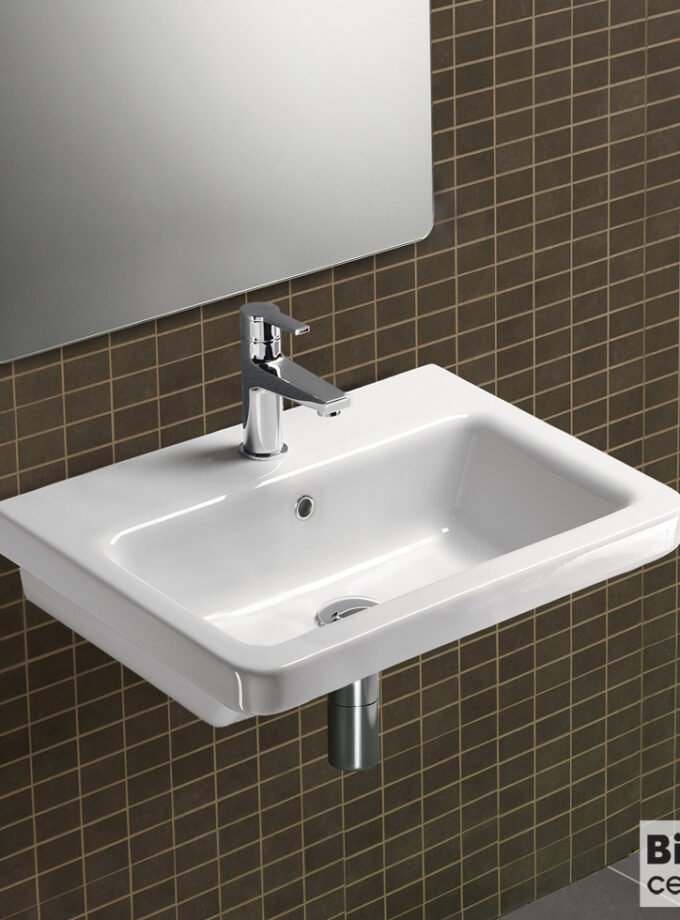 &Nu;&iota;&pi;&tau;ή&rho;&alpha;&sigmaf; &Pi;&omicron;&rho;&sigma;&epsilon;&lambda;ά&nu;&eta;&sigmaf; City 60x45 (1 &omicron;&pi;ή) Bianco Ceramica White
