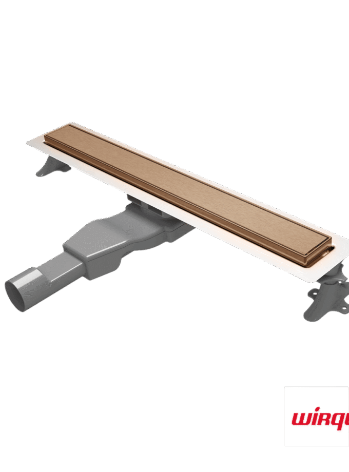 &Epsilon;&pi;&iota;&delta;&alpha;&pi;έ&delta;&iota;&omicron; &Kappa;&alpha;&nu;ά&lambda;&iota; &Nu;&tau;&omicron;&upsilon;&zeta;&iota;έ&rho;&alpha;&sigmaf; Flat Linear 60cm, Wirquin Inox PVD Rose-Gold
