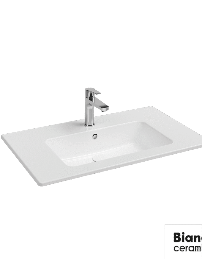 &Nu;&iota;&pi;&tau;ή&rho;&alpha;&sigmaf; &Pi;&omicron;&rho;&sigma;&epsilon;&lambda;ά&nu;&eta;&sigmaf; Flat 81,5x46,5 (1 &omicron;&pi;ή) Bianco Ceramica White