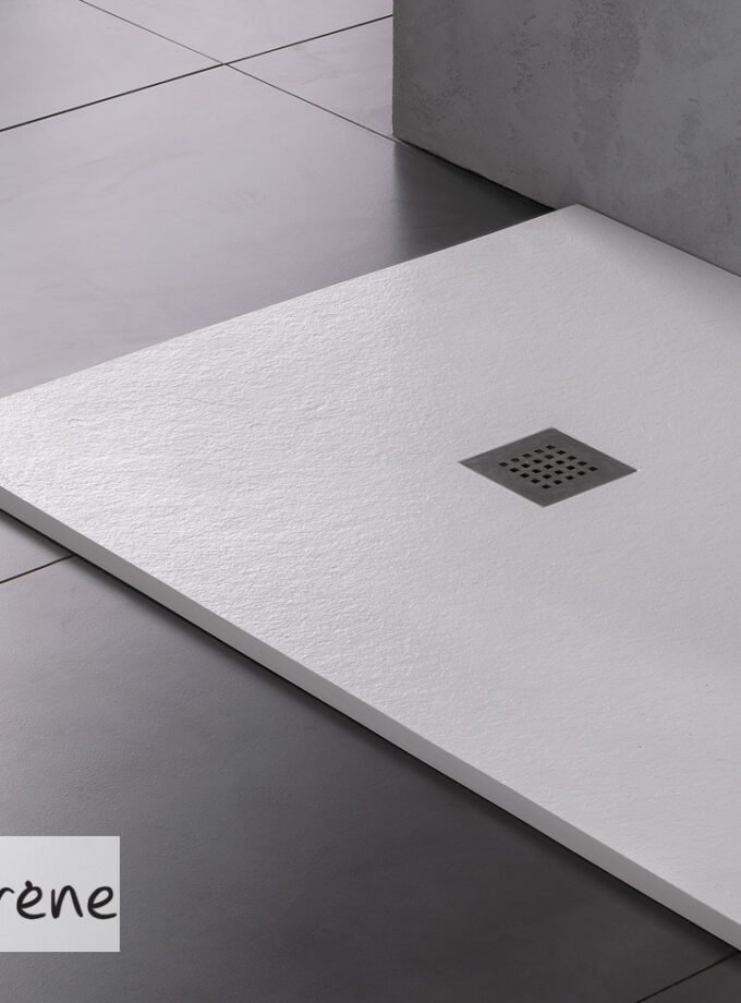 &Nu;&tau;&omicron;&upsilon;&zeta;&iota;έ&rho;&alpha; Cast Marble (&Chi;&upsilon;&tau;ό &mu;ά&rho;&mu;&alpha;&rho;&omicron;) &mu;&epsilon; &Beta;&alpha;&lambda;&beta;ί&delta;&alpha; Slate 140x80 Sirene White Matt