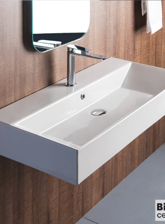 &Nu;&iota;&pi;&tau;ή&rho;&alpha;&sigmaf; &Pi;&omicron;&rho;&sigma;&epsilon;&lambda;ά&nu;&eta;&sigmaf; Tetra n 90x42 (1 &omicron;&pi;ή) Bianco Ceramica White