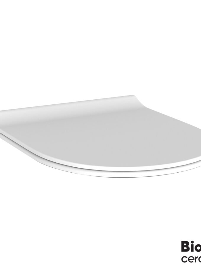 &Kappa;ά&lambda;&upsilon;&mu;&mu;&alpha; &Lambda;&epsilon;&kappa;ά&nu;&eta;&sigmaf; VITO Slim Soft Close Bianco Ceramica White
