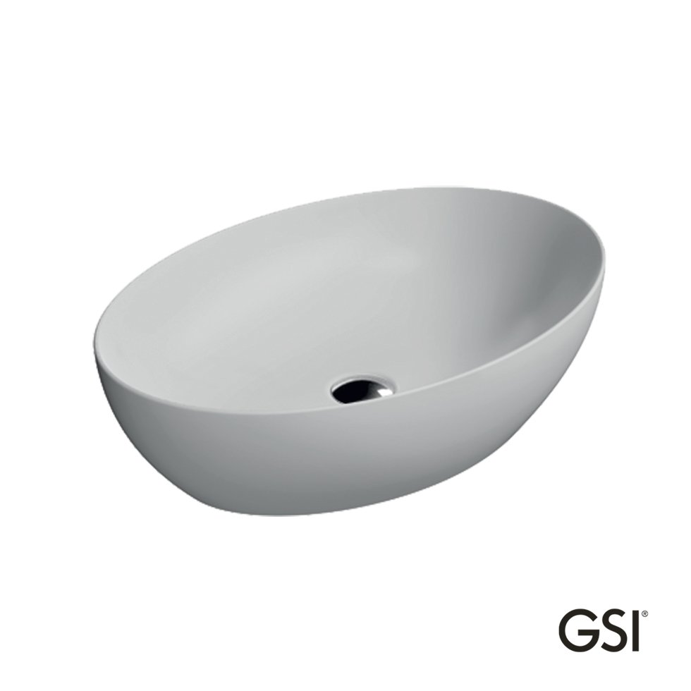 Νιπτήρας Πορσελάνης Pura 60x42 GSI White Matt - Image 2