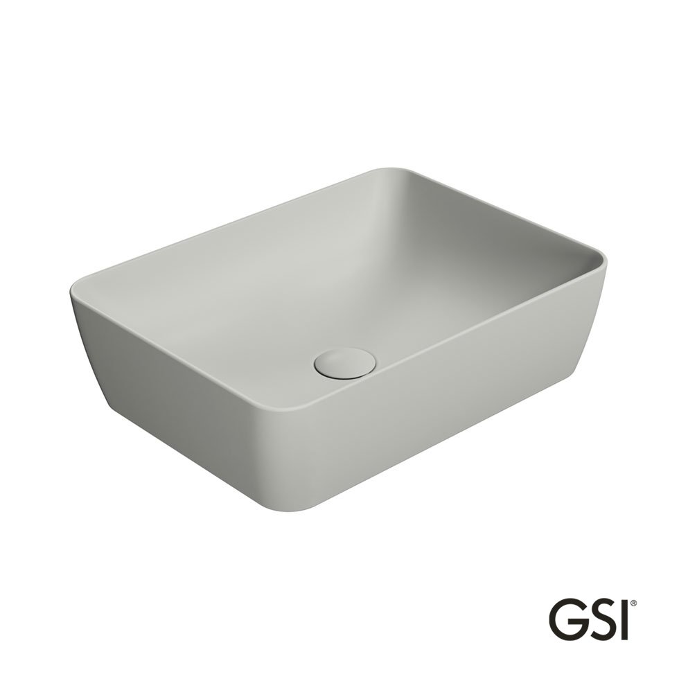 Νιπτήρας Πορσελάνης Sand 50x38 GSI Cenere - Image 2