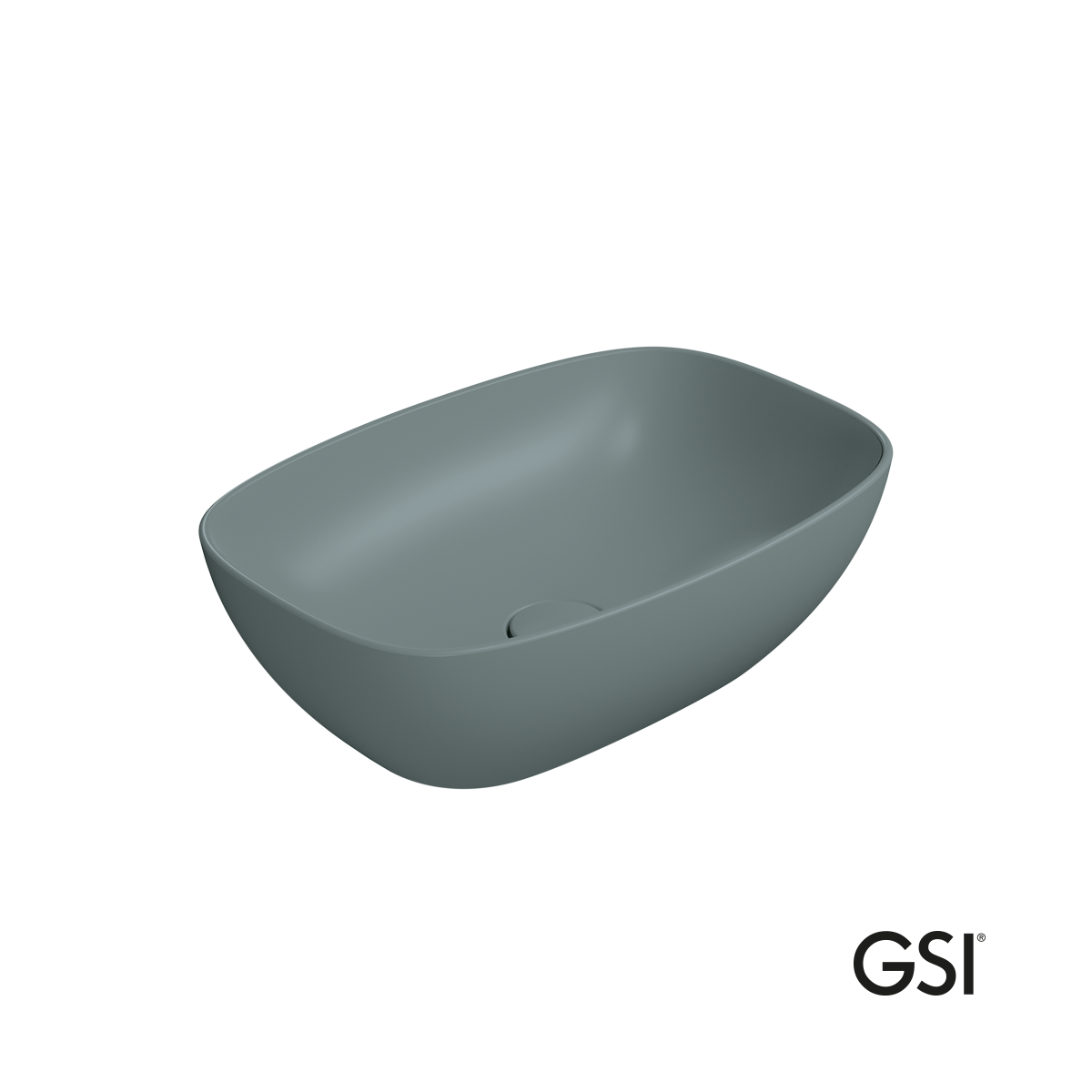 Νιπτήρας Πορσελάνης Nubes 50x35 GSI Agave - Image 2