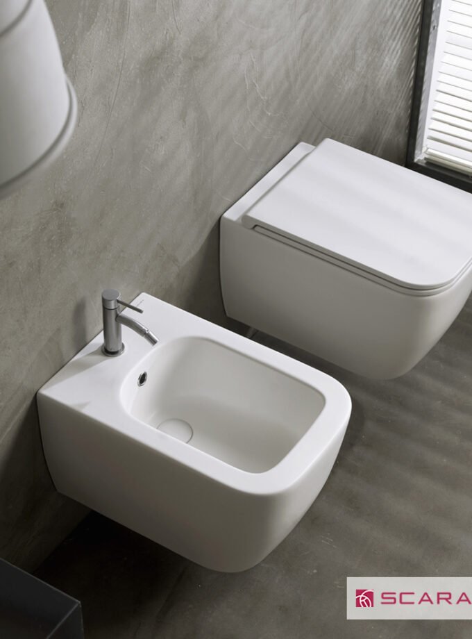 &Lambda;&epsilon;&kappa;ά&nu;&eta; &Kappa;&rho;&epsilon;&mu;&alpha;&sigma;&tau;ή TEOREMA/52 Clean-Flush &mu;&epsilon; &kappa;ά&lambda;&upsilon;&mu;&mu;&alpha; Slim Soft Close, Scarabeo Pearl (White Matt)