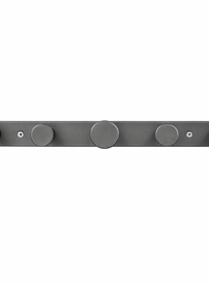 Towel Hook 5&pi;&lambda;ό Ά&gamma;&kappa;&iota;&sigma;&tau;&rho;&omicron; 36x3cm GUN GREY