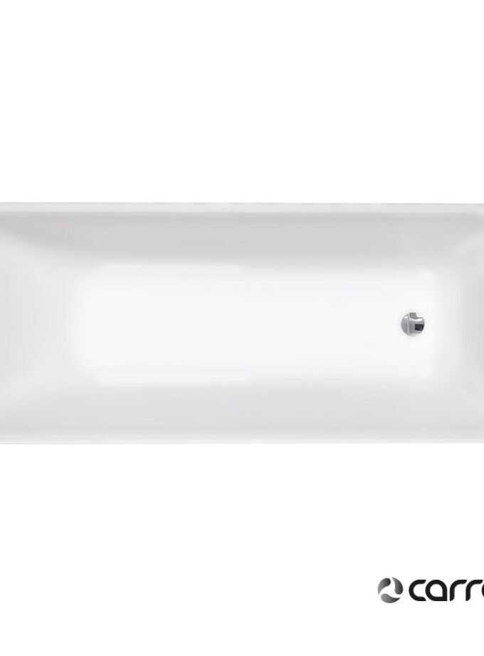 &Mu;&pi;&alpha;&nu;&iota;έ&rho;&alpha; &Alpha;&kappa;&rho;&upsilon;&lambda;&iota;&kappa;ή Caronite PROFILE DUO LOW RIM 1700x700, Carron Bath White Matt