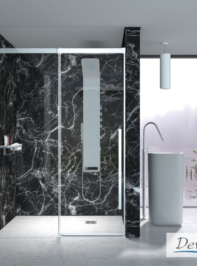 &Sigma;&upsilon;&rho;ό&mu;&epsilon;&nu;&eta; &pi;ό&rho;&tau;&alpha; &kappa;&alpha;&mu;&pi;ί&nu;&alpha;&sigmaf; &nu;&tau;&omicron;&upsilon;&zeta;&iota;έ&rho;&alpha;&sigmaf;  Smooth 160 ύ&psi;&omicron;&upsilon;&sigmaf; 200&epsilon;&kappa;.  &rho;&upsilon;&theta;&mu;&iota;&zeta;ό&mu;&epsilon;&nu;&eta; &alpha;&pi;ό 157 έ&omega;&sigmaf; 161&epsilon;&kappa;. Devon Clean Glass Chrome