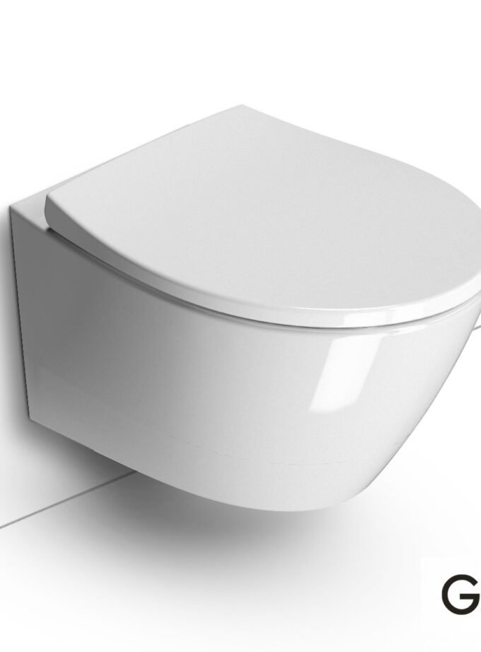 &Lambda;&epsilon;&kappa;ά&nu;&eta; &Kappa;&rho;&epsilon;&mu;&alpha;&sigma;&tau;ή Modo/52 Swirlflush &mu;&epsilon; &kappa;ά&lambda;&upsilon;&mu;&mu;&alpha; Slim Soft Close MS98C, GSI White