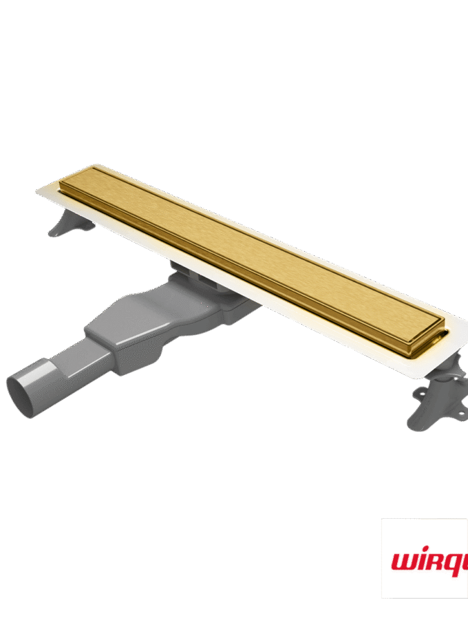 &Epsilon;&pi;&iota;&delta;&alpha;&pi;έ&delta;&iota;&omicron; &Kappa;&alpha;&nu;ά&lambda;&iota; &Nu;&tau;&omicron;&upsilon;&zeta;&iota;έ&rho;&alpha;&sigmaf; Flat Linear 60cm, Wirquin Inox PVD Brushed Gold