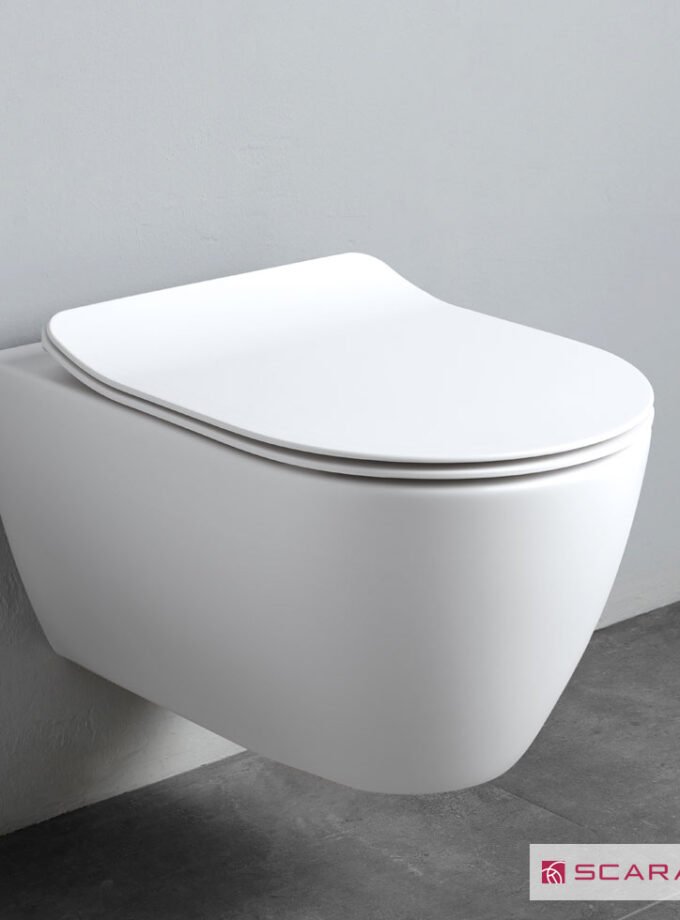 &Lambda;&epsilon;&kappa;ά&nu;&eta; &Kappa;&rho;&epsilon;&mu;&alpha;&sigma;&tau;ή MOON/50,5 Clean-Flush &mu;&epsilon; &kappa;ά&lambda;&upsilon;&mu;&mu;&alpha; Slim Soft Close, Scarabeo Pearl (White Matt)