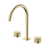 THREE FLOW BRUSHED GOLD