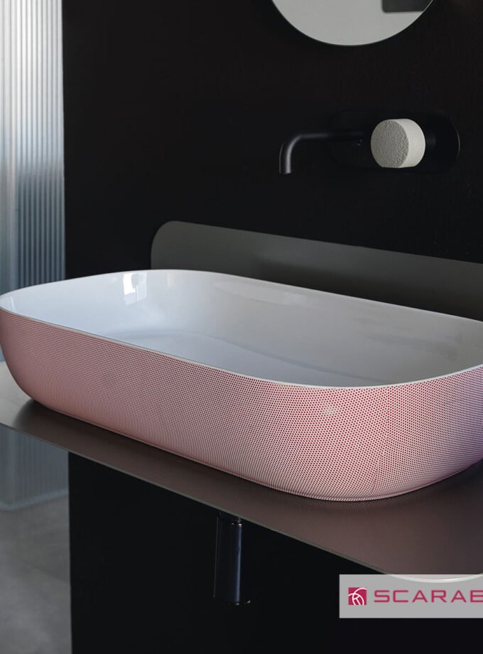 &Nu;&iota;&pi;&tau;ή&rho;&alpha;&sigmaf; &Pi;&omicron;&rho;&sigma;&epsilon;&lambda;ά&nu;&eta;&sigmaf; Glam 56x39 Scarabeo Pois pink