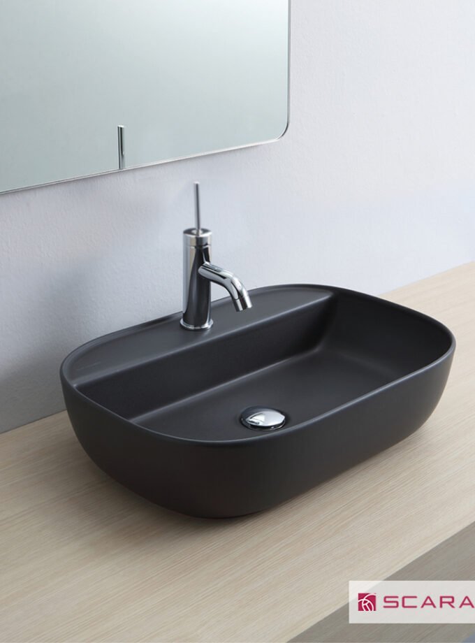 &Nu;&iota;&pi;&tau;ή&rho;&alpha;&sigmaf; &Pi;&omicron;&rho;&sigma;&epsilon;&lambda;ά&nu;&eta;&sigmaf; Glam56/R 56x38 (1 &omicron;&pi;ή) Scarabeo Ardesia (Black Matt)