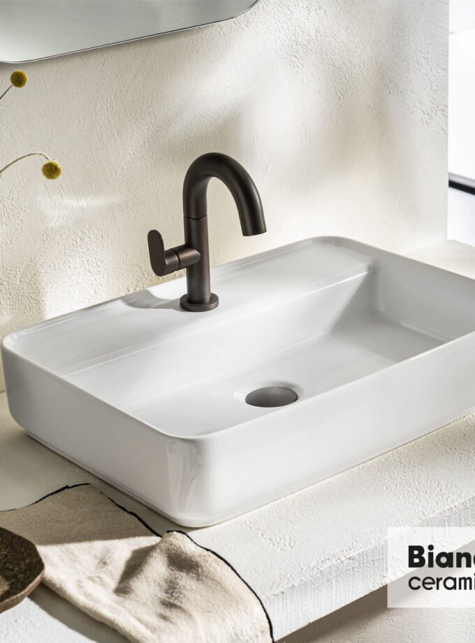 &Nu;&iota;&pi;&tau;ή&rho;&alpha;&sigmaf; &Pi;&omicron;&rho;&sigma;&epsilon;&lambda;ά&nu;&eta;&sigmaf; 55x40 (1 &omicron;&pi;ή) Bianco Ceramica White