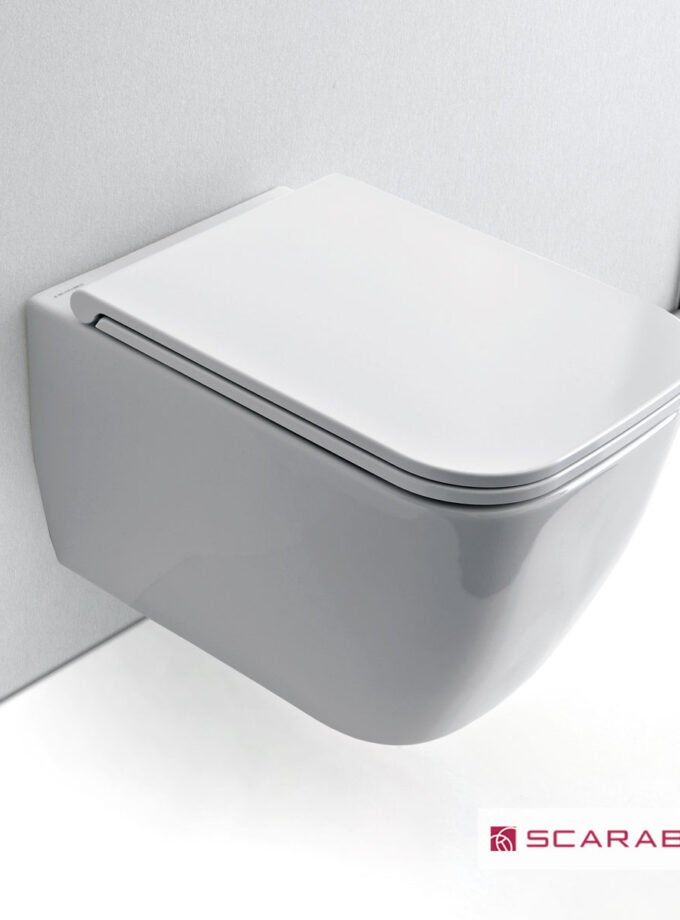 &Lambda;&epsilon;&kappa;ά&nu;&eta; &Kappa;&rho;&epsilon;&mu;&alpha;&sigma;&tau;ή TEOREMA/52 Clean-Flush &mu;&epsilon; &kappa;ά&lambda;&upsilon;&mu;&mu;&alpha; Slim Soft Close, Scarabeo White