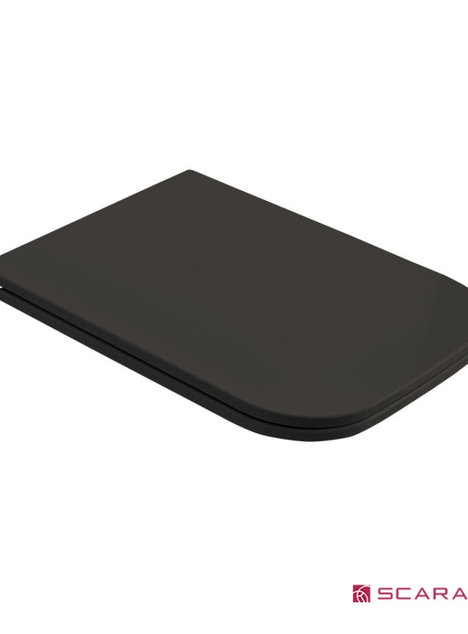 &Kappa;ά&lambda;&upsilon;&mu;&mu;&alpha; &Lambda;&epsilon;&kappa;ά&nu;&eta;&sigmaf; &Tau;&Epsilon;&Omicron;&Rho;&Epsilon;&Mu;&Alpha; Slim Soft Close Scarabeo Ardesia (Black Matt)