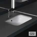 Νιπτήρας Πορσελάνης Pura Υποκαθήμενος55x38 GSI White